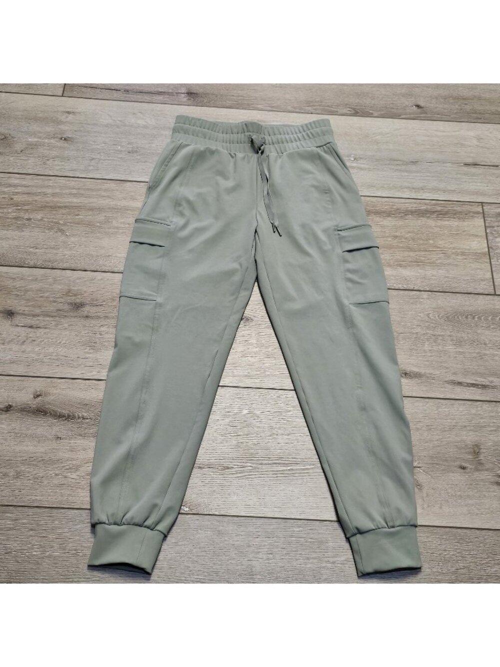 RBX Active Beyond the Studio Cargo Joggers Sage Green Women’s Small Petite S/P